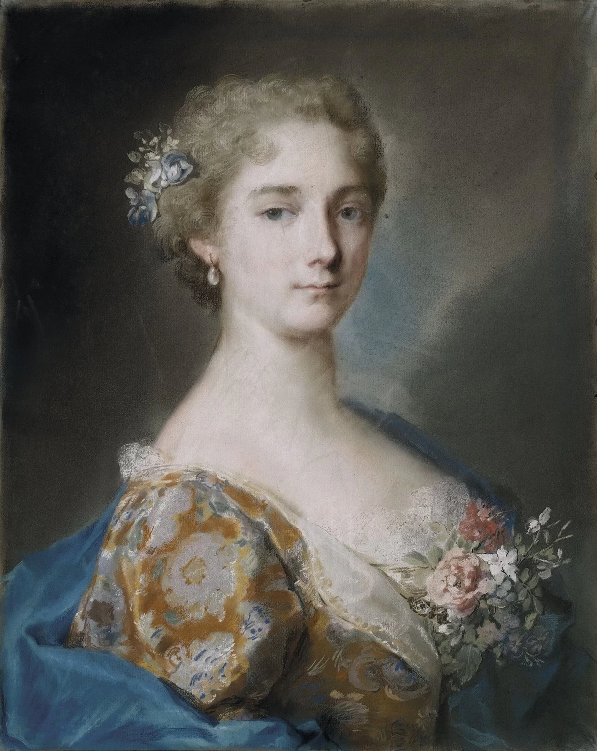 Ritratto di donna a tre quarti